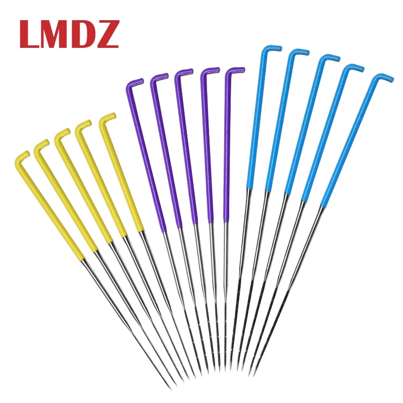 LMDZ 30 шт. иглы для войлоковаляния принадлежности для валяния Красочные шерстяные иглы для войлоковаляния набор инструментов 3 размера игла для валяния для начинающих