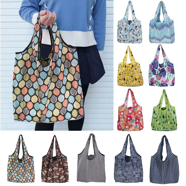 Reusable Foldable shopping bag high quality large size Tote Bag eco bag  waterproof T-shirt bag shopkeeper Bags handbags - AliExpress