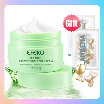 

EFERO Anti Acne Face Cream Scar Removal Moisturizer Whitening Cream Fine Lines Oil Control Shrink Pores Skin Care Acne Treatment