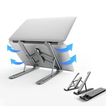 

Foldable Notebook Laptop Stand Portable Tablet Computer Support Base Holder for Macbook Pro PC Cooling Pad Riser Accessories