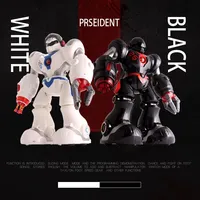 Multifunctional RC Intelligent Robot Voice Control Intelligent Dialogue Launching Missiles Puzzle Teaching Programming Mode Toy 2
