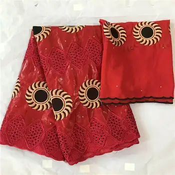 

Blesing Blue Color Bazin Riche with beads Guinea Brode Fabric 100% Cotton african bazin fabric with net lace blouse ! WX20812