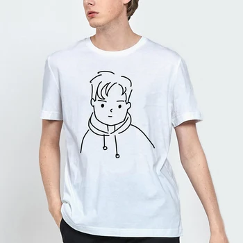 

Casual Simple Men Shirt Tshirt Streetwear Pattern Men Tops Tee Popular Fashion Men Shirt Print Everyday Wear Stick Figure Boy