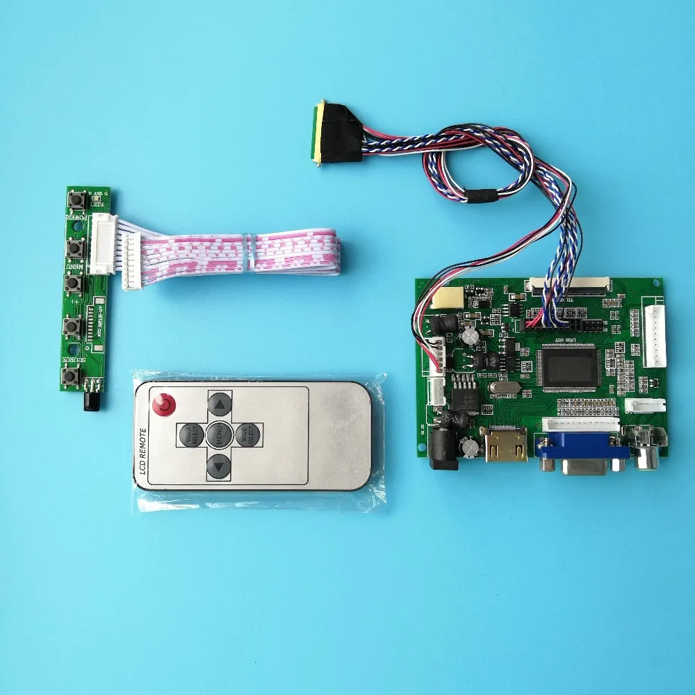 com HDMI, Controle Remoto 2AV, LCD, Trabalho para LP140WH4, 1366x768