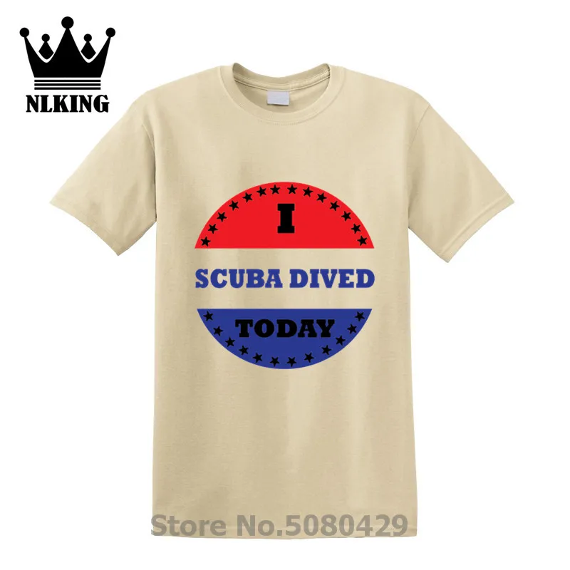 I Scuba Dived Today футболка с надписью для мужчин Забавный дизайн перевернутым дном