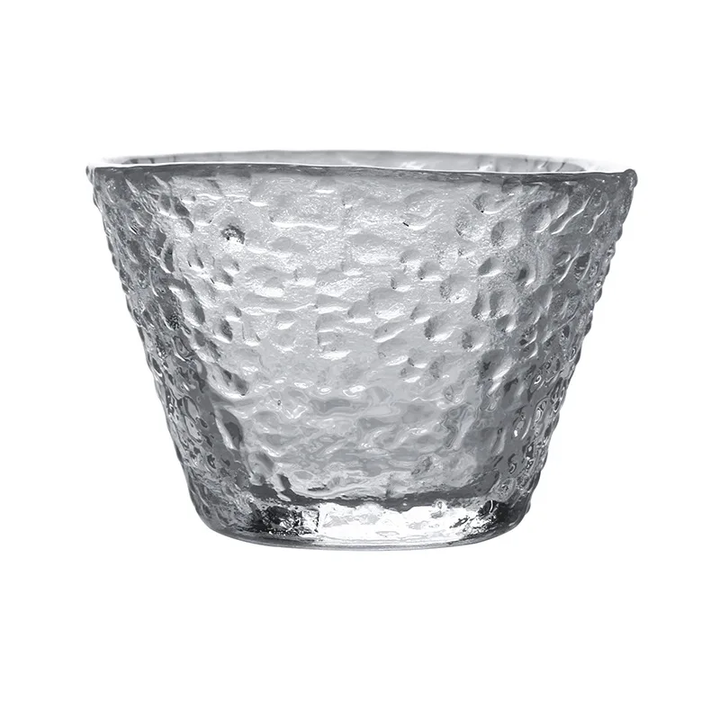 Японский стиль прозрачная чашка для чая прозрачная термостойкая стеклянная чашка кунг-фу водный цветок чайная чаша домашняя кухонная офисная кружка - Цвет: D