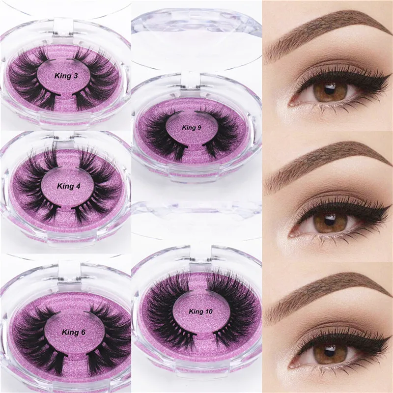 

Queen Mink Lashes Bulk Faux with Custom Box Wispy Natural Mink Lashes Pack Short Wholesales Natural False Eyelashes Handmade