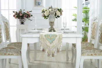 

Table Runner European Pastoral Table Flag Decor Cloth Coffee Table Shoe Cabinet TV Cabinet Bed Runner Wedding Home Decor ZM242