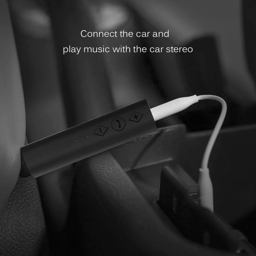 Портативный 3,5 мм беспроводной Bluetooth пульт приемника дизайн стерео аудио музыкальный bluetooth-ресивер адаптер для автомобиля громкой связи