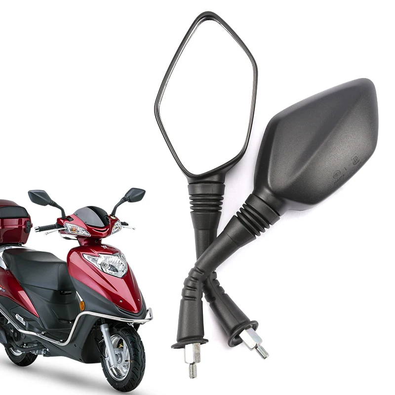 

8mm 10mm Electric Motorcycle Rearview Mirrors,For SUZUKI Haojue UZ125T-E,Rear View Mirrors Back Side