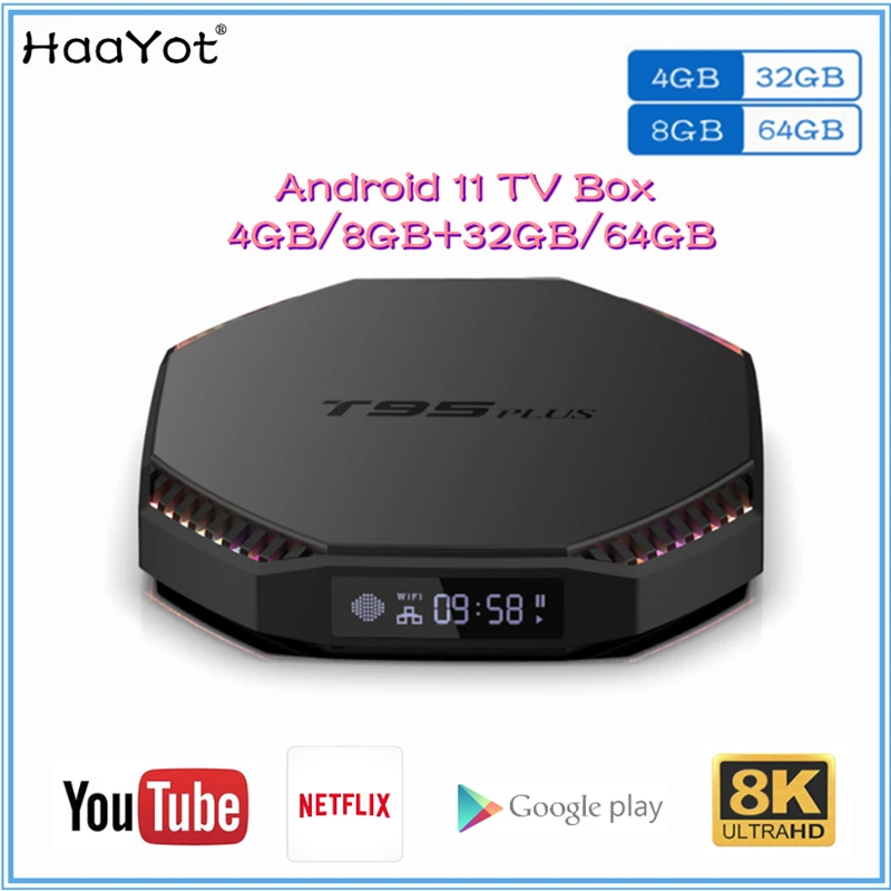 ТВ-приставка RK3566 на Android 11 2021 дюйма 4 + 32/8/64/2 ГГц | Электроника