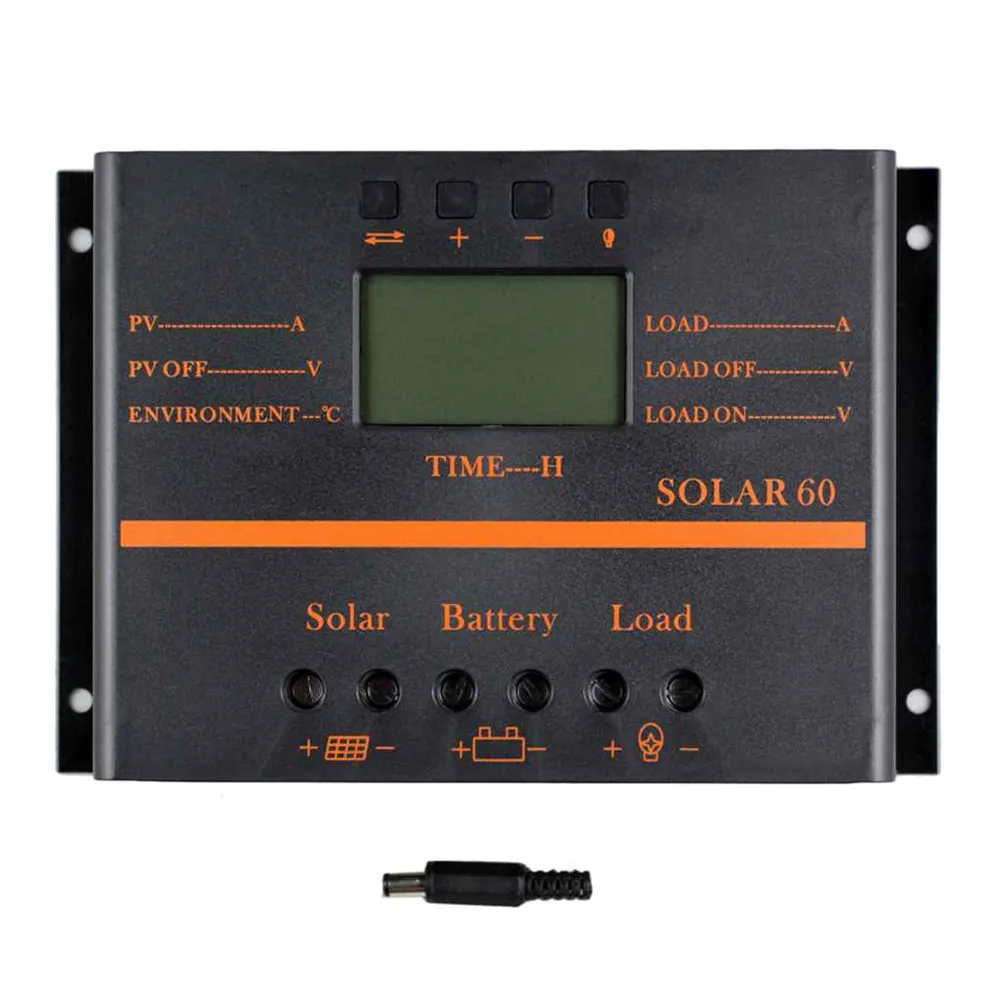 

Solar Panel Charge Controller 12V 24V Auto LCD USB Solar Battery Charger High Efficiency Solar 60 Solar80 PWM Regulator