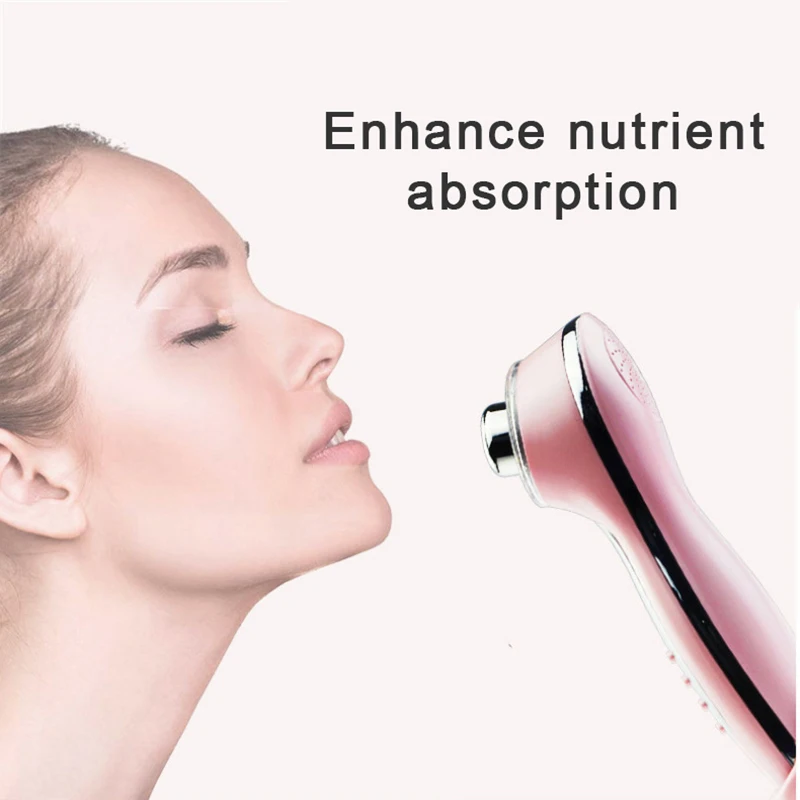  7 in 1 LED Photon Light Therapy Facial Care Tools USB Ion Ultrasonic vibration Beauty machine Tight - 4000462565927