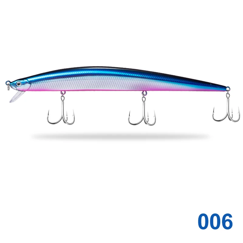 34g-B006 Hunthouse Tide Slim Minnow flyer175 плавающая жесткая приманка для рыбалки Морская рыбалка 175 мм 25 г/34 г ABS пластик для морской щуки - Цвет: 34g-B006
