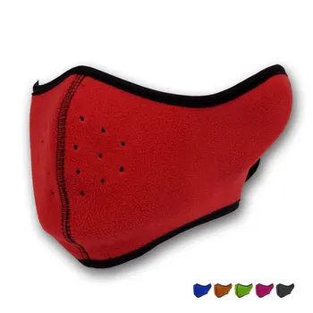 

Motorcycle Ski Half Face Mask Polar Fleece Warm Windprooof Mask For Outdoor Sports New 2020