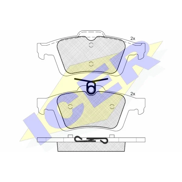 Disc pads z. Ford Focus II C-Max Mazda 3 Volvo S40 1.4-2 | Автомобили и - Цена: 