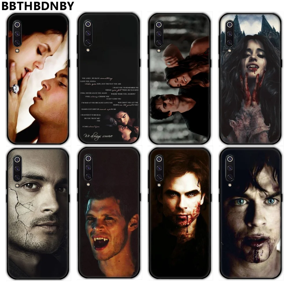 Милый чехол-бампер для телефона Vampire Diaries Bling Xiaomi Redmi 4x5 plus 6A 7 7A 8 mi8 8lite 9 note 4 5 pro |