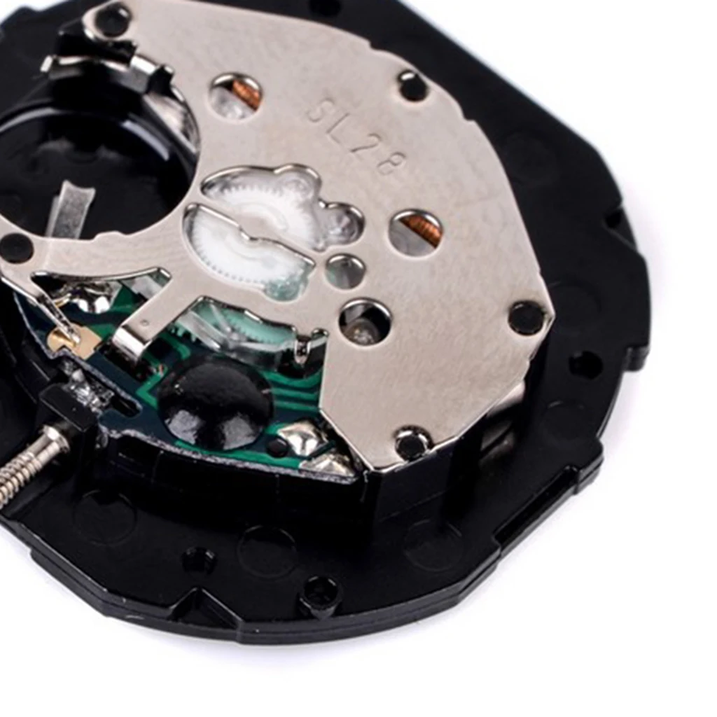Watch Dial Clock Movement Double/Single Calendar 3 Hands 2.4x0.4cm