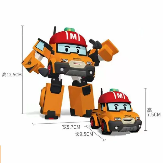Silverlit Robocar Korea Robot Kids Toys Transformation Anime Action Figure Poli Toys For Children 6
