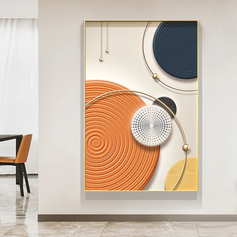 

Abstract geometric Poster Print Modern Pattern overlap Canvas Art Home Decoration Wall Painting Pictures for Living room Bedroom