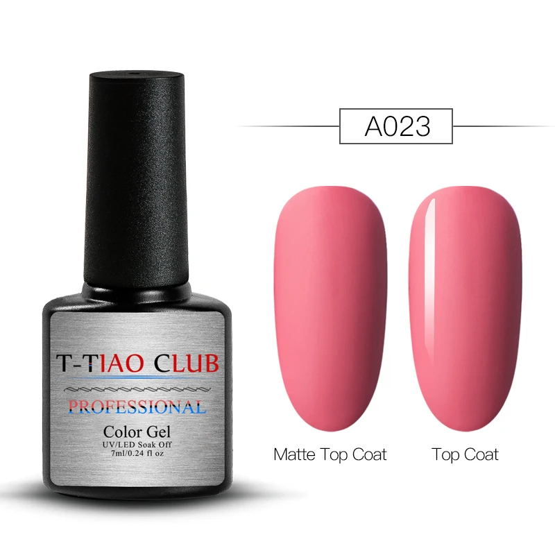 T-TIAO CLUB, матовый топовый Гель-лак для ногтей телесного цвета, гибридный лак Vernis, полуперманентный УФ-гель для ногтей - Цвет: M30319