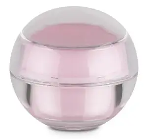 Pink 5 г пластиковая Косметическая банка для крема Круглый Золотой Серебряный Белый Розовый многоразовый косметический контейнер для макияжа крем для лица Контейнер 50 шт - Цвет: Pink
