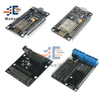 

ESP8266 NodeMCU V2 V3 ESP-12E CH340 CP2102 Development Board Wireless Module WIFI IoT Motor Drive Board L293D Based ESP12E