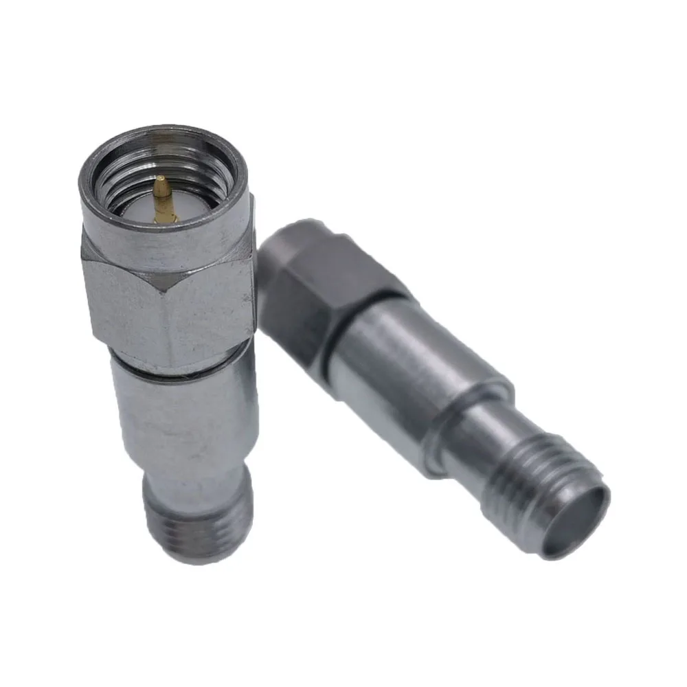 Коаксиальный аттенюратор SMA типа штырь гнездо 2 Вт резьба 5dB медь никель|male to