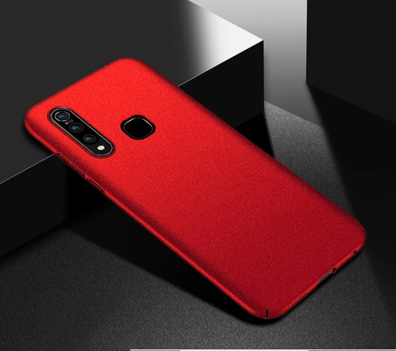 Red ТПУ чехол с песчаником для Vivo NEX 5G IQOO Neo iQOO Pro X27 Pro Y19 чехол с защитой от отпечатков пальцев мягкий силиконовый матовый Ультратонкий чехол - Цвет: Red
