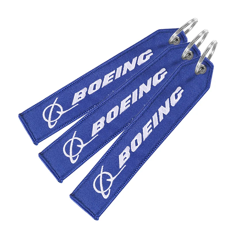 Remove Before Flight Boeing брелок вышивка нестандартные размеры Этикетки Авиации брелки для ключей для подарка OEM брелок для ключей Модные украшения