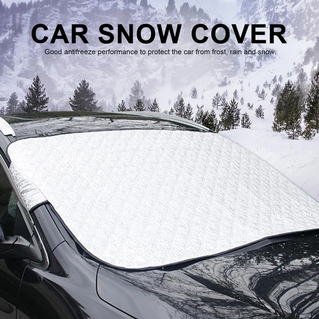 Auto Windschutzscheibe Fenster Schnee Abdeckung Auto Schnee-blocking Vorne  Getriebe Sun-proof Wärmedämmung Tuch Frontscheibe Frostschutz abdeckung -  AliExpress