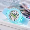 Cartoon Dinosaur Children Watches with Light Luminous Silicone Strap Girls Watch Boys Kids Student Gift Clock reloj infantil 1
