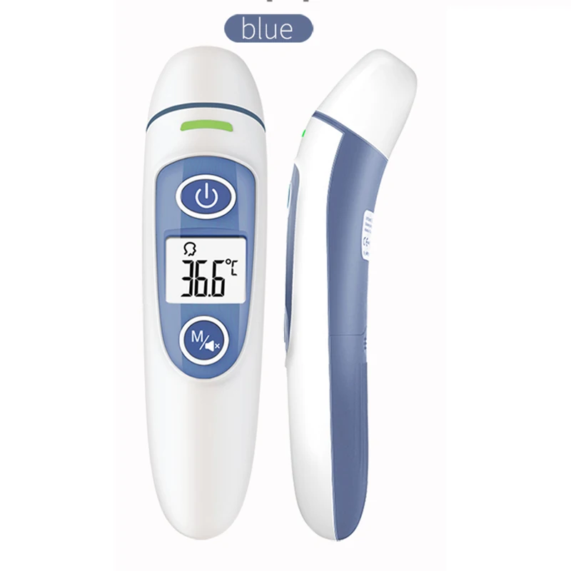 Многоцелевой взрослый неонатальный измерительный прибор температуры/цифровой инфракрасный взрослый младенческий термометр - Цвет: blue