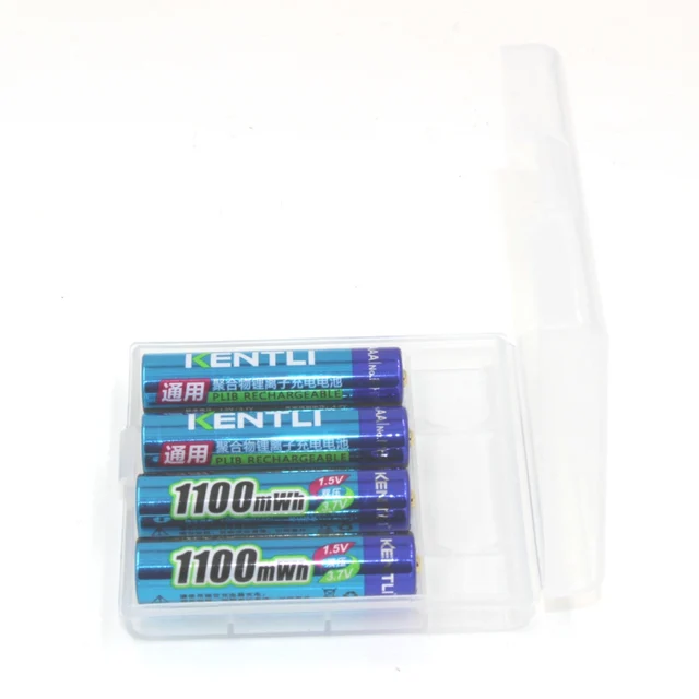 4pcs 1.5v 1100mWh AAA rechargeable lithium li-polymer batteries + USB AA AAA charger 4PCS AAA batteries