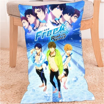 

Anime Dakimakura Pillow Case Free Iwatobi Swim Club Nanase Haruka Rin Yaoi Cover Home Decoration Pillowcases Printed