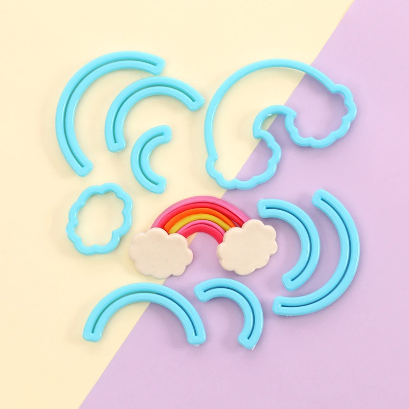 Rainbow Shape Cookie Cutter Stainless Steel Fondant Mold Cake Decorating Tool X