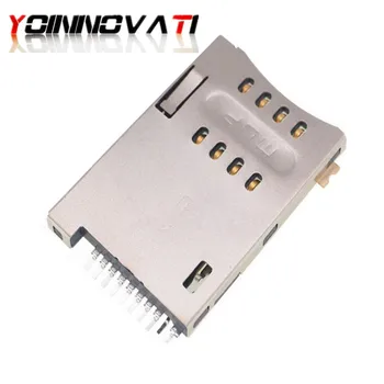 

10PCS MUP-C720 8+2 SIM card holder No column Self-elastic type With switch 10P large card slot