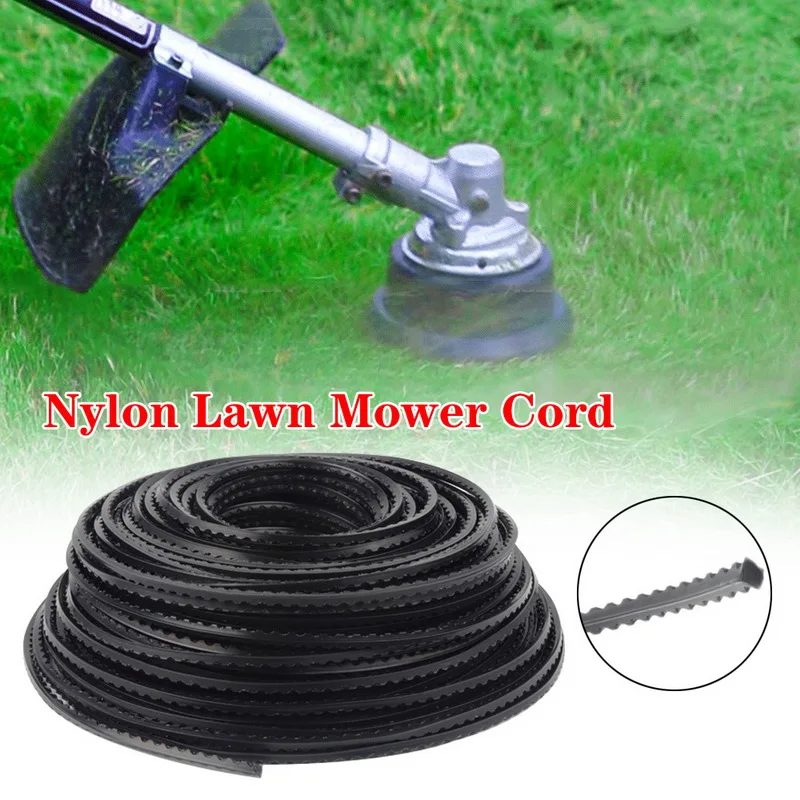 

37-86m 2-4mm Round Square Nylon Trimmer Rope Fine Quality Brush Cutter Head Strimmer Line Mowing Wire Lawn Mower Accessory
