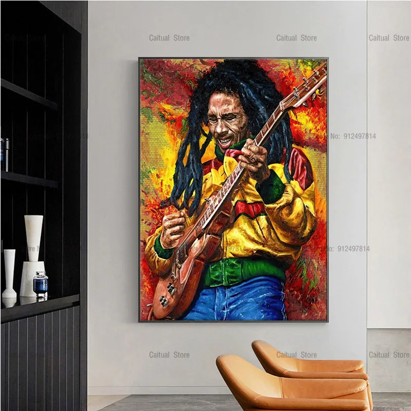 絵画 BOB MARLEY 97x130cm Bob Marley– KoultureKanvas