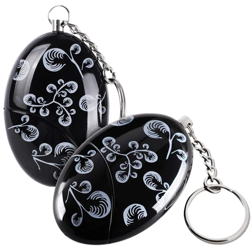 2 Pack 120 dB SOS Emergency Personal Alarm Keychain Self Defense for Elderly Kids Women Adventurer Night Workers Anti-theft Alar |