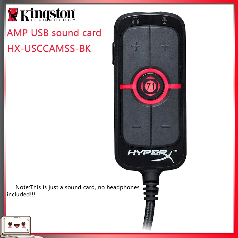 Оригинальная игровая гарнитура серии kingston HYPERX Cloud или звуковая карта совместимая