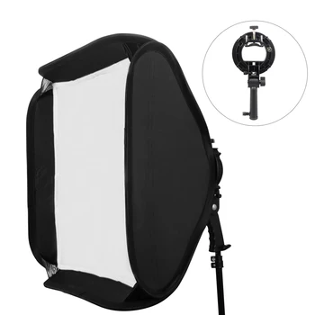 

60cm 80cm Outdoor Speedlite Flash Umbrella Softbox with S-type Bracket Holder Bowen mount for V860II AD200PRO TT685 YN568EX