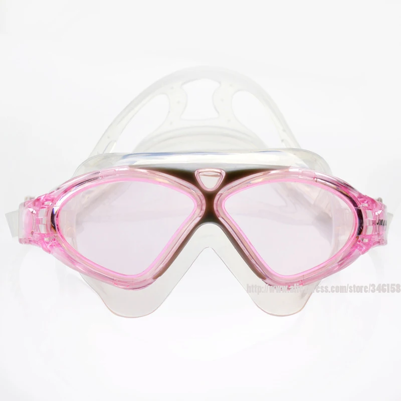 Gafas de agua para hombre y mujer, lentes de natación con cinturón de  silicona, lentes grandes subacuáticas, antivaho, impermeables, ópticas