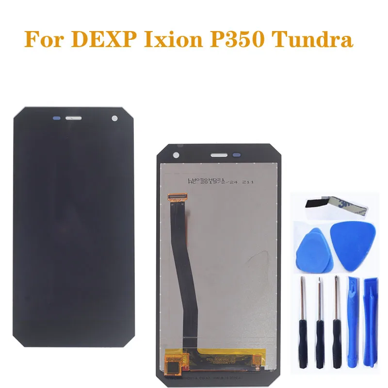 original LCD DISPLAY FOR DEXP Ixion P350 Tundra display + touch screen digitizer assembly mobile phone repair parts | Мобильные