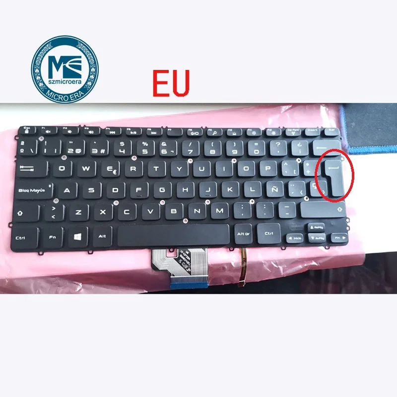 Клавиатура для Dell Precision M3800 XPS 15 9530 с подсветкой, европейская версия