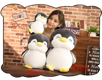 

30 cm/45 cm/55 cm Super Soft Penguin Knuffel Leuke Cartoon Dier Pinguïn Gevulde Pop Meisjes liefhebbers valentijnsdag Geschenken