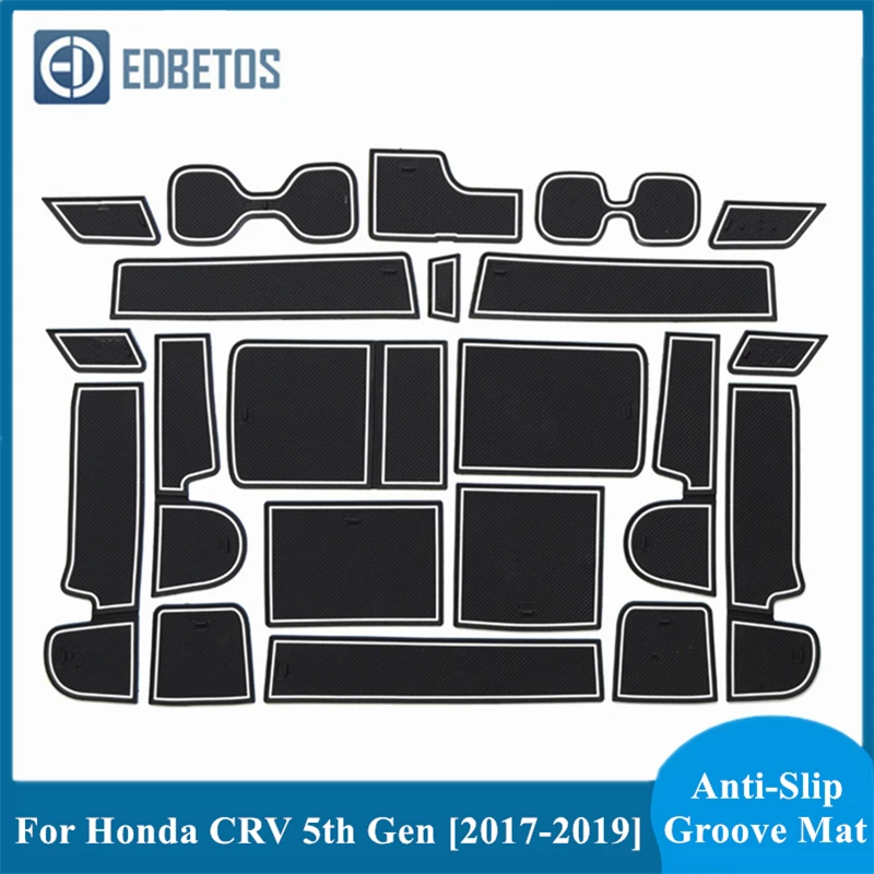 Для Honda CRV CR V 5th Gen Gate Slot Mat противоскользящая дверная канавка Pad внутреннее