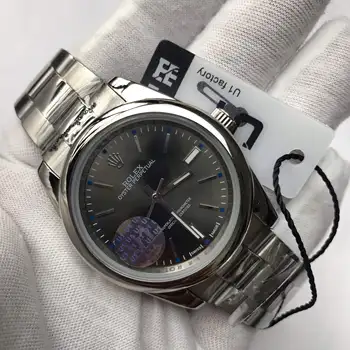 

Men's Watch Automatic Gray Dial Glide Smooth Used Watch Luminous Mechanical Watch Datejust AAA