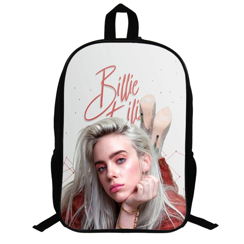 Тикин певец Рэппер Billie Eilish Детский рюкзак для девочек в стиле хип-хоп подростковые школьные сумки Популярные Мультяшные женские рюкзаки с изображением паука для девочек - Цвет: 19
