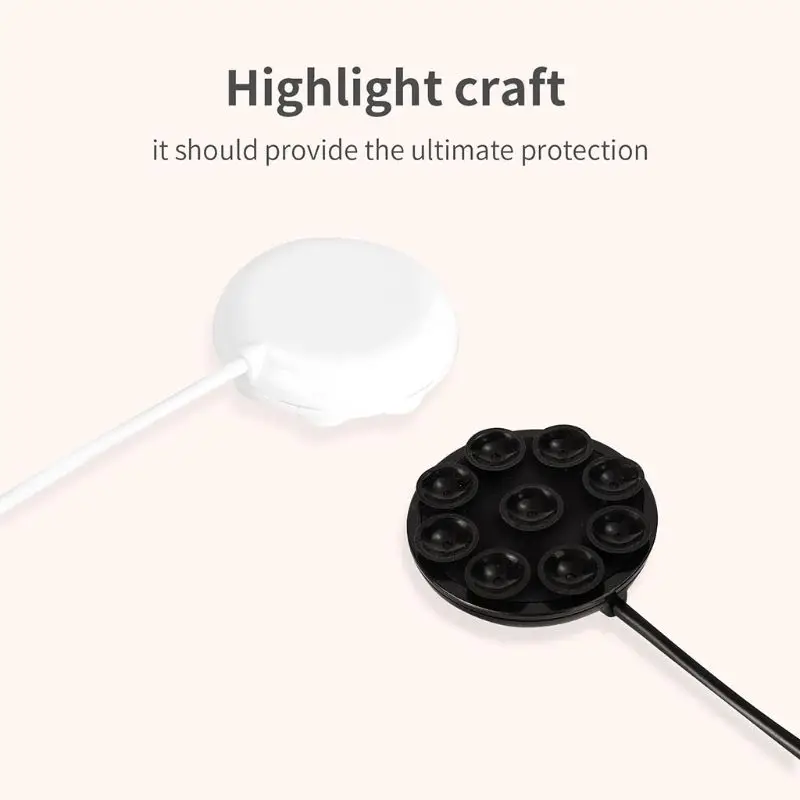 Portable Suction Type Wireless Charger Fast Charging Adapter Device for Smart Cellphones for phone charge